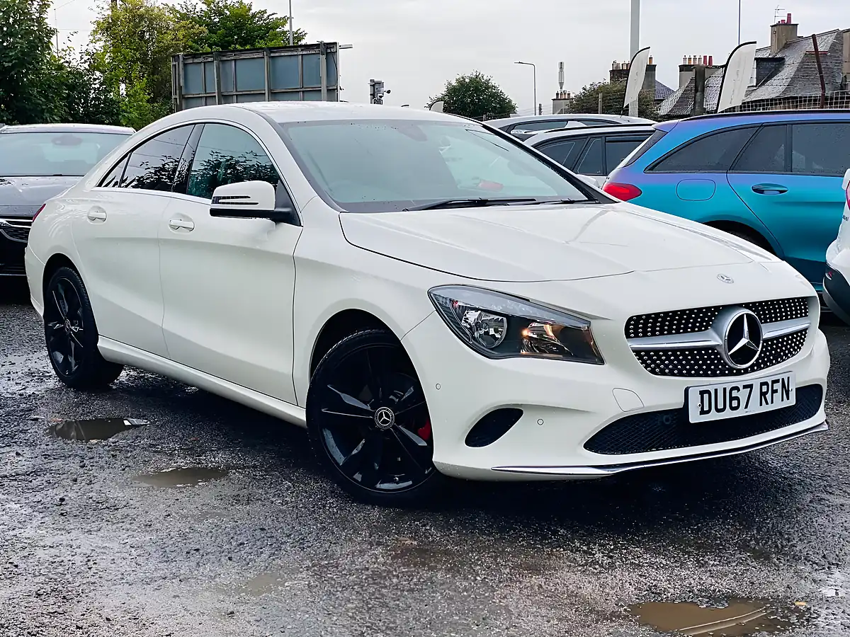Used 2017 Mercedes-Benz Cla Sport White - Front View