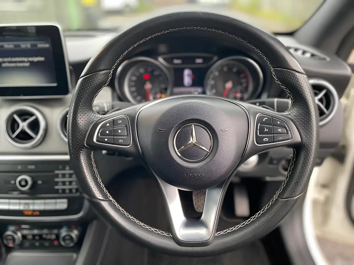 Used 2017 Mercedes-Benz Cla Sport White - Interior and Exterior details 14