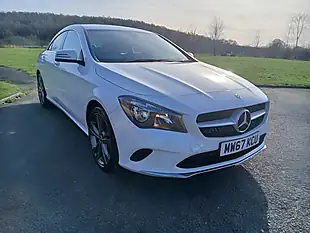 Used 2017 Mercedes-Benz Cla Sport White - Interior and Exterior details 2