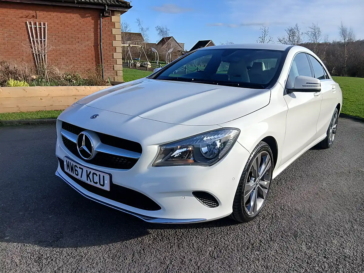 Used 2017 Mercedes-Benz Cla Sport White - Interior and Exterior details 4