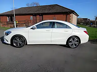 Used 2017 Mercedes-Benz Cla Sport White - Interior and Exterior details 5