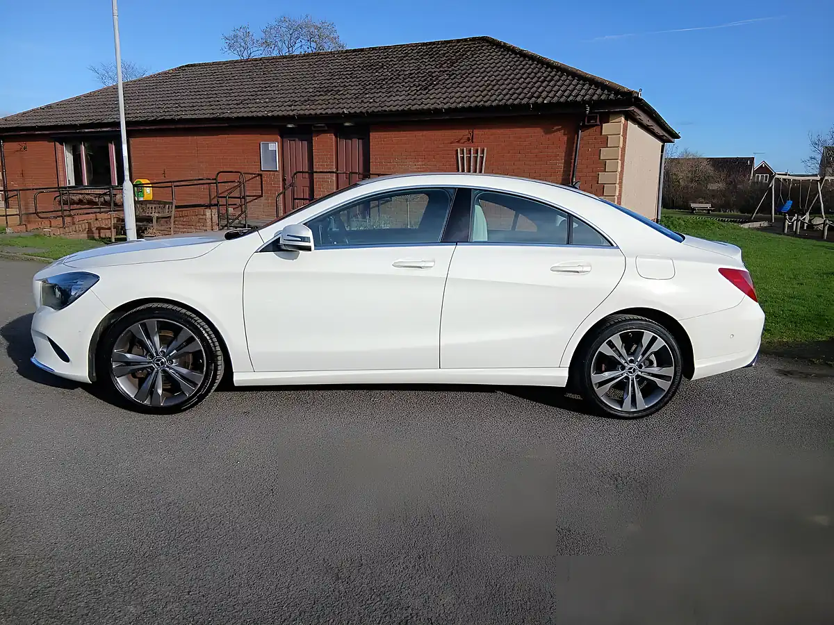 Used 2017 Mercedes-Benz Cla Sport White - Interior and Exterior details 5