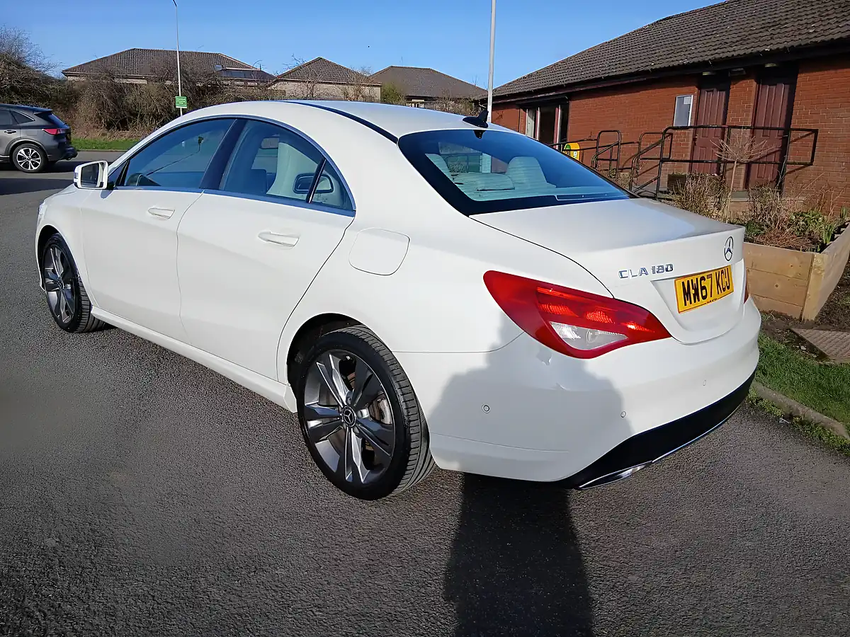 Used 2017 Mercedes-Benz Cla Sport White - Interior and Exterior details 6