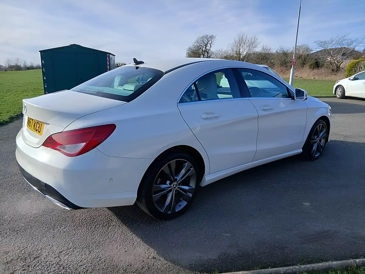 Used 2017 Mercedes-Benz Cla Sport White - Interior and Exterior details 8