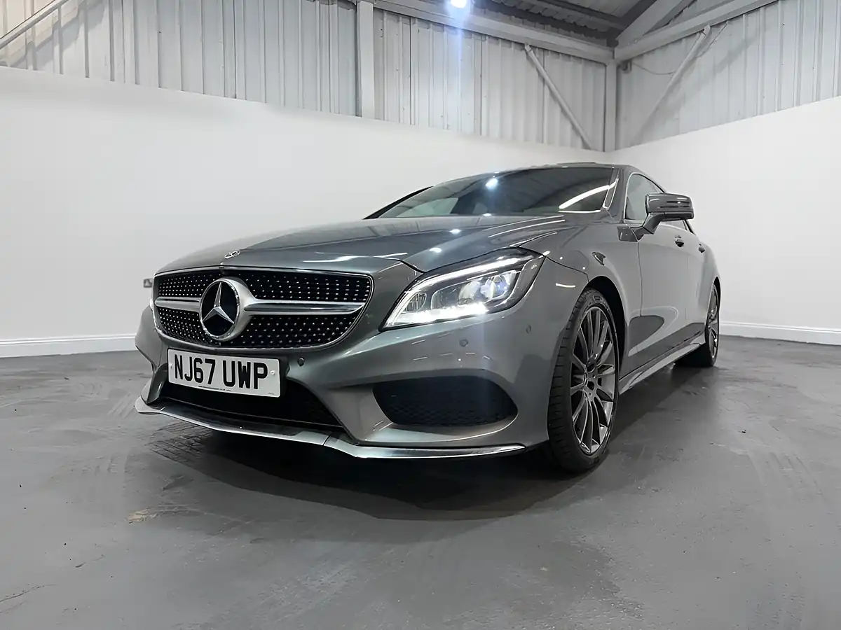 Used 2017 Mercedes-Benz Cls AMG Line Premium Plus Grey - Interior and Exterior details 4