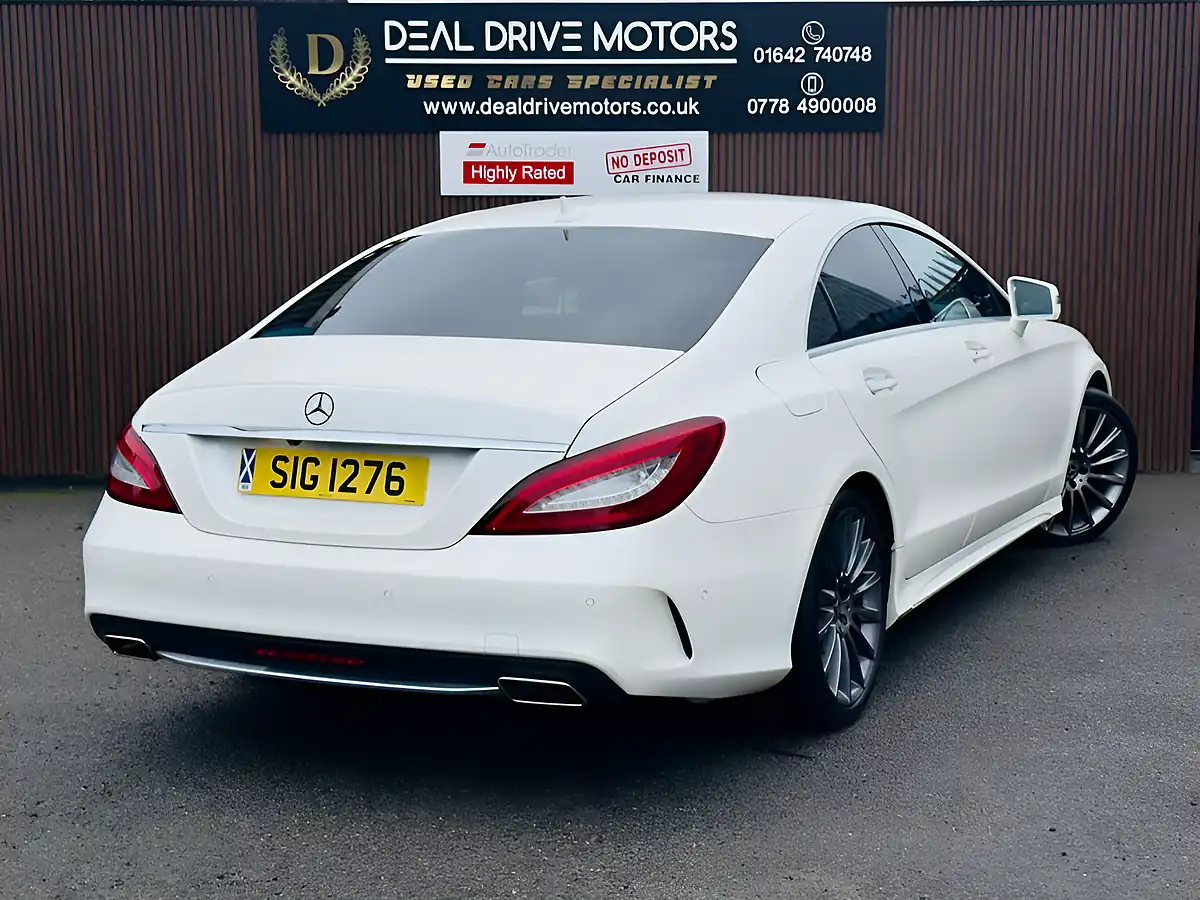 Used 2017 Mercedes-Benz Cls AMG Line (premium Plus) White - Interior and Exterior details 10