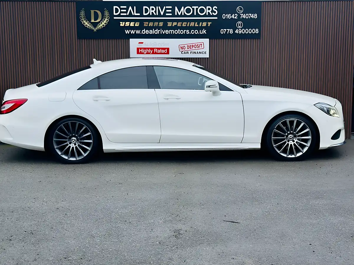 Used 2017 Mercedes-Benz Cls AMG Line (premium Plus) White - Interior and Exterior details 11