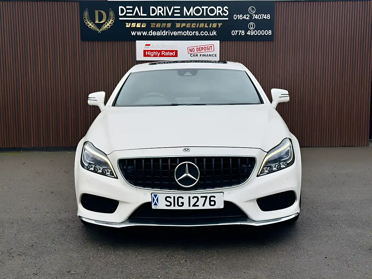 Used 2017 Mercedes-Benz Cls AMG Line (premium Plus) White - Interior and Exterior details 4