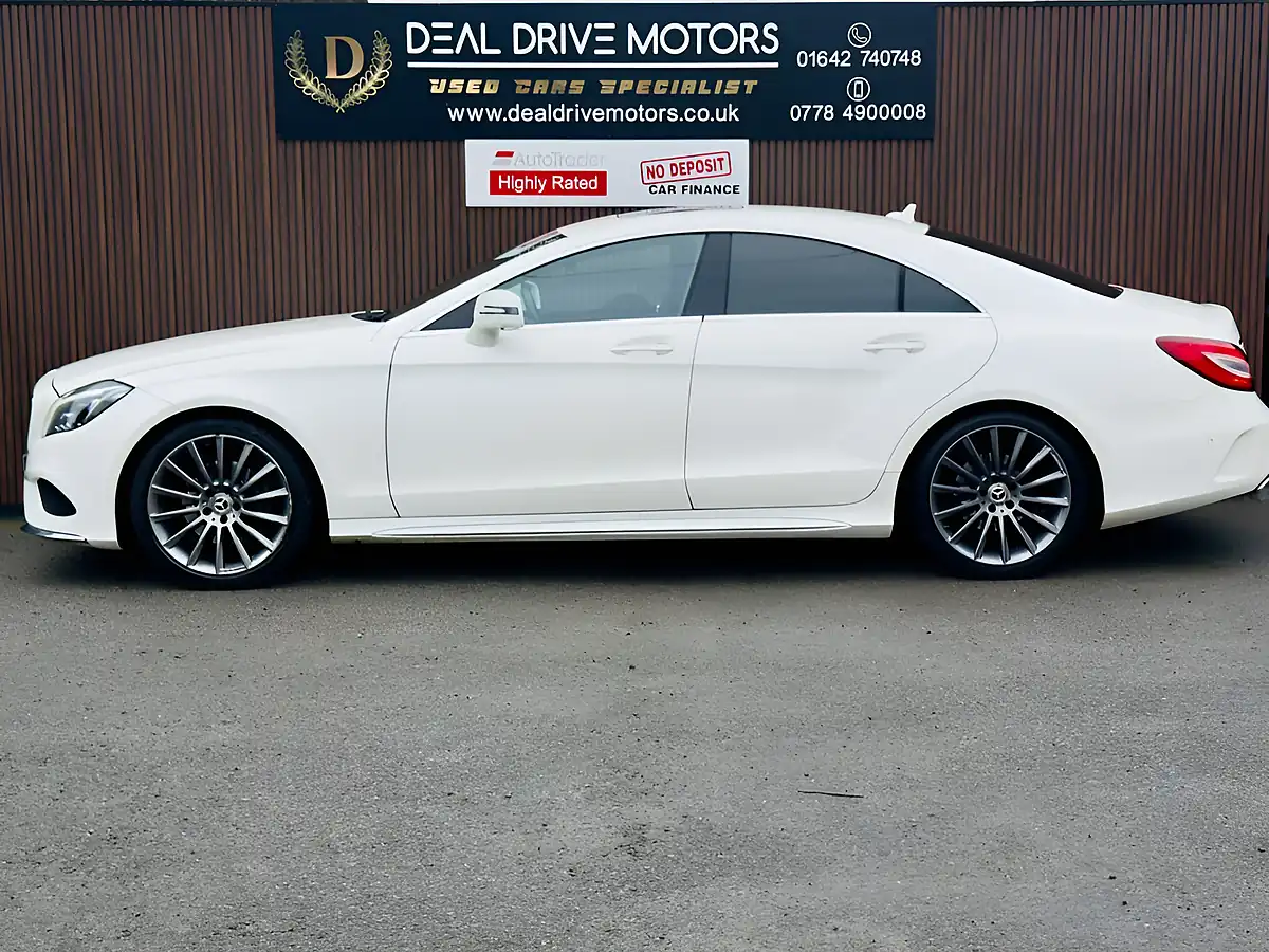 Used 2017 Mercedes-Benz Cls AMG Line (premium Plus) White - Interior and Exterior details 7