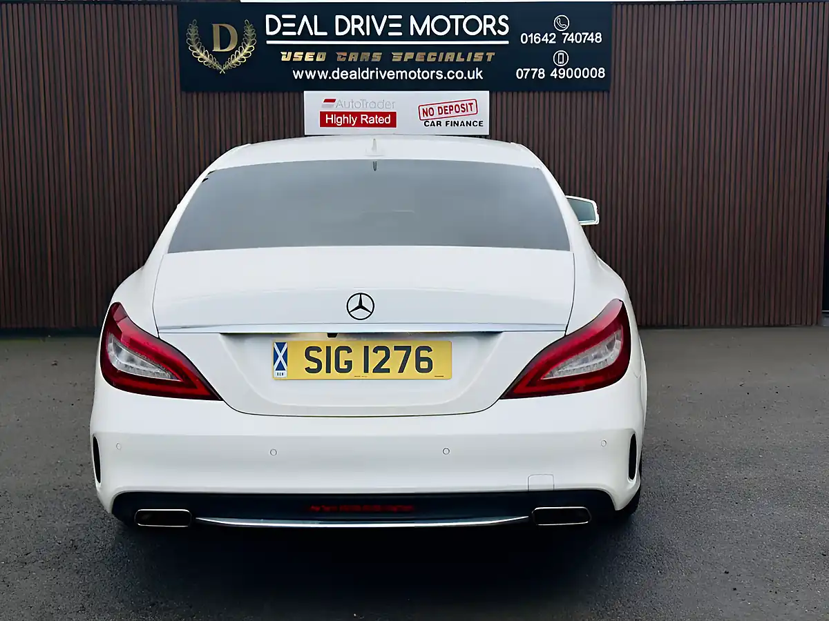 Used 2017 Mercedes-Benz Cls AMG Line (premium Plus) White - Interior and Exterior details 9