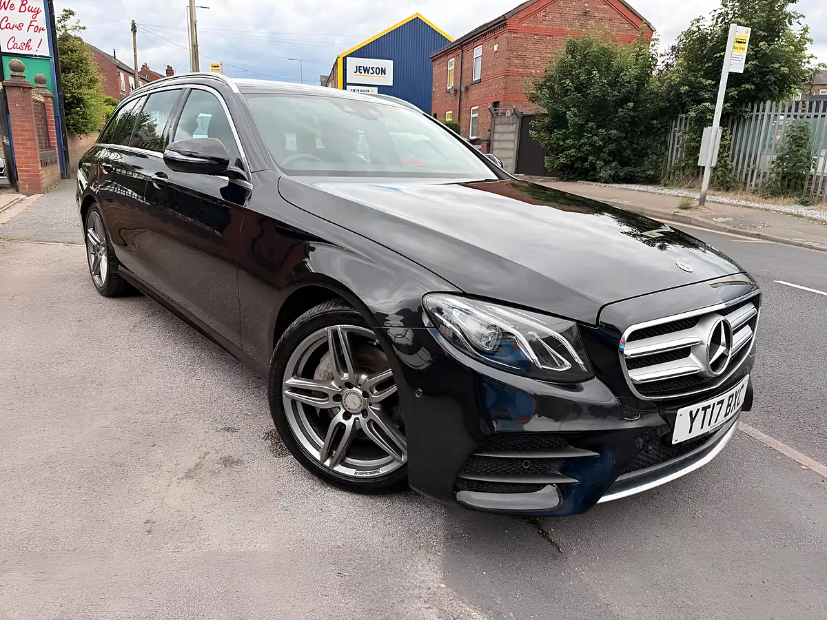 Used 2017 Mercedes-Benz E Class AMG Line Black - Interior and Exterior details 10
