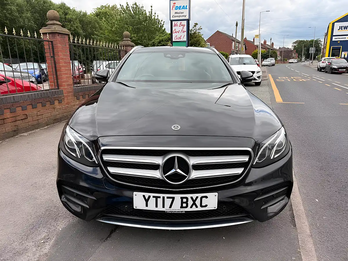 Used 2017 Mercedes-Benz E Class AMG Line Black - Interior and Exterior details 11