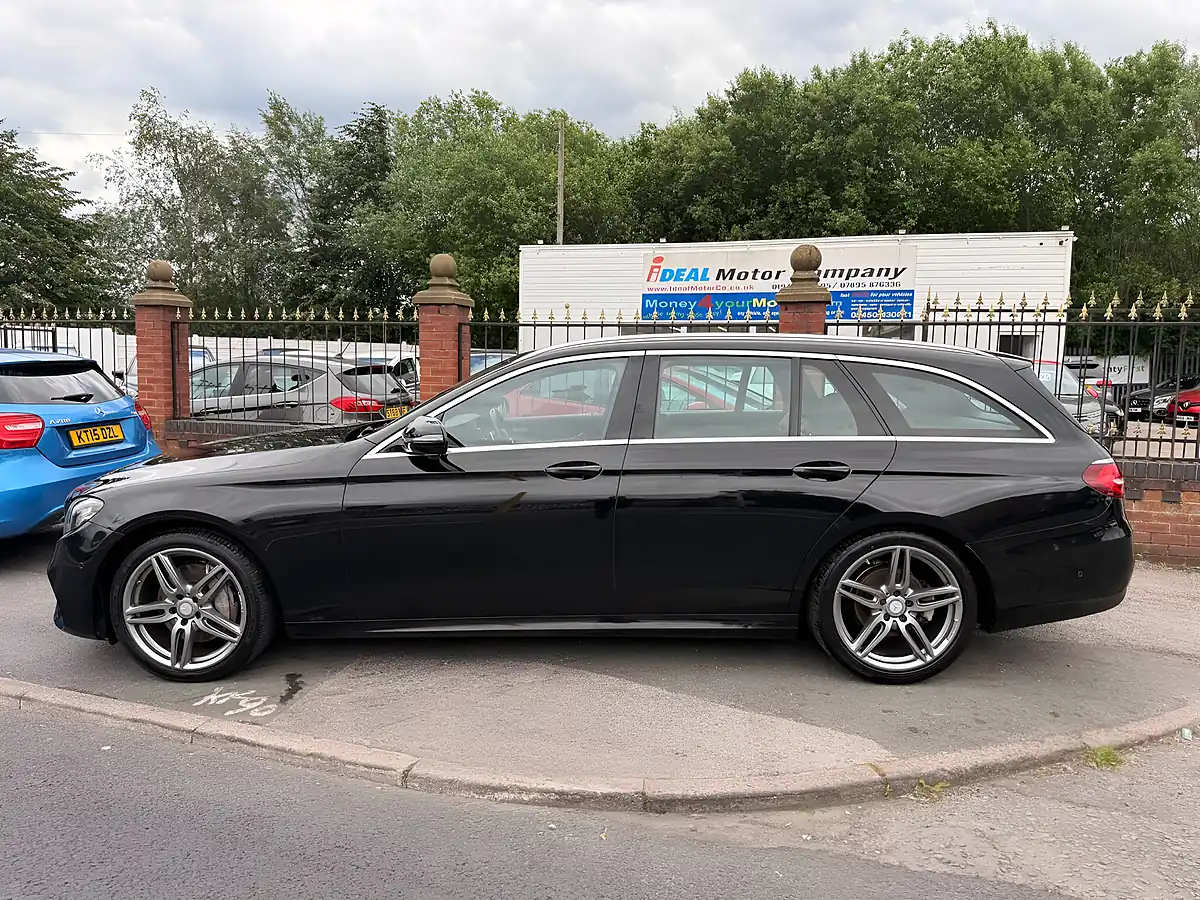 Used 2017 Mercedes-Benz E Class AMG Line Black - Interior and Exterior details 8