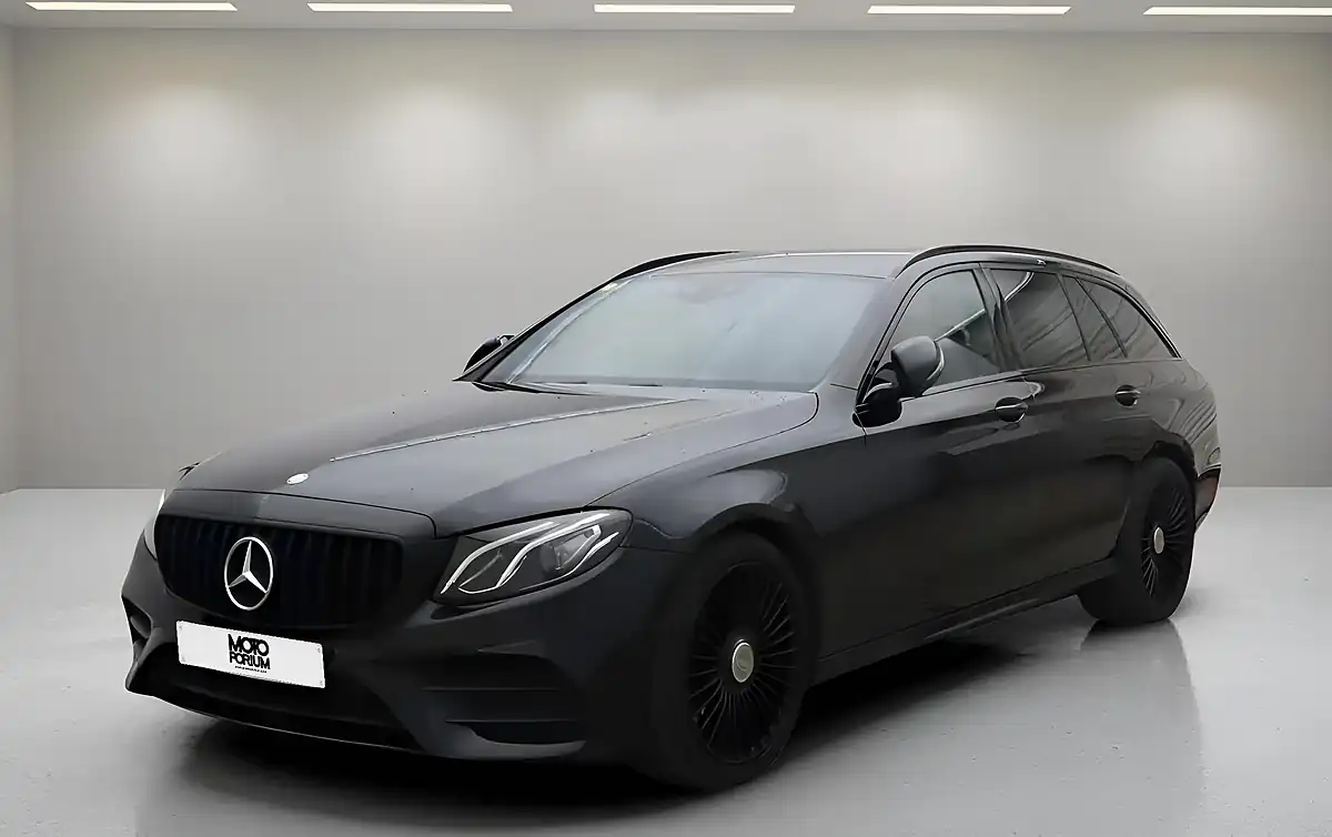 Used 2017 Mercedes-Benz E Class AMG Line Black - Interior and Exterior details 2