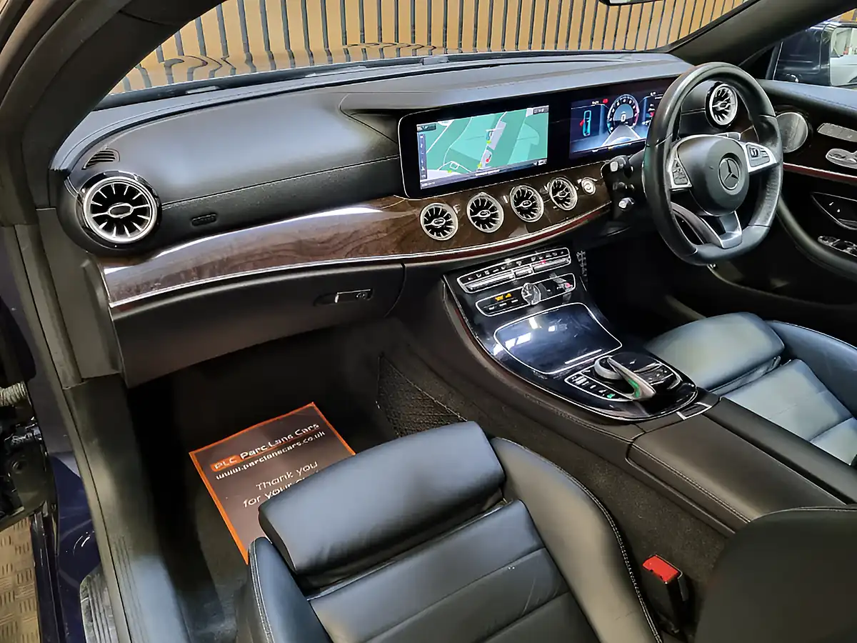 Used 2017 Mercedes-Benz E Class AMG Line Cavansite Blue Metallic - Interior and Exterior details 19