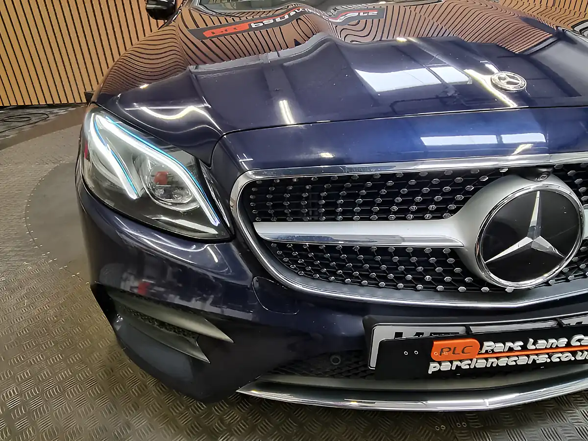 Used 2017 Mercedes-Benz E Class AMG Line Cavansite Blue Metallic - Interior and Exterior details 9