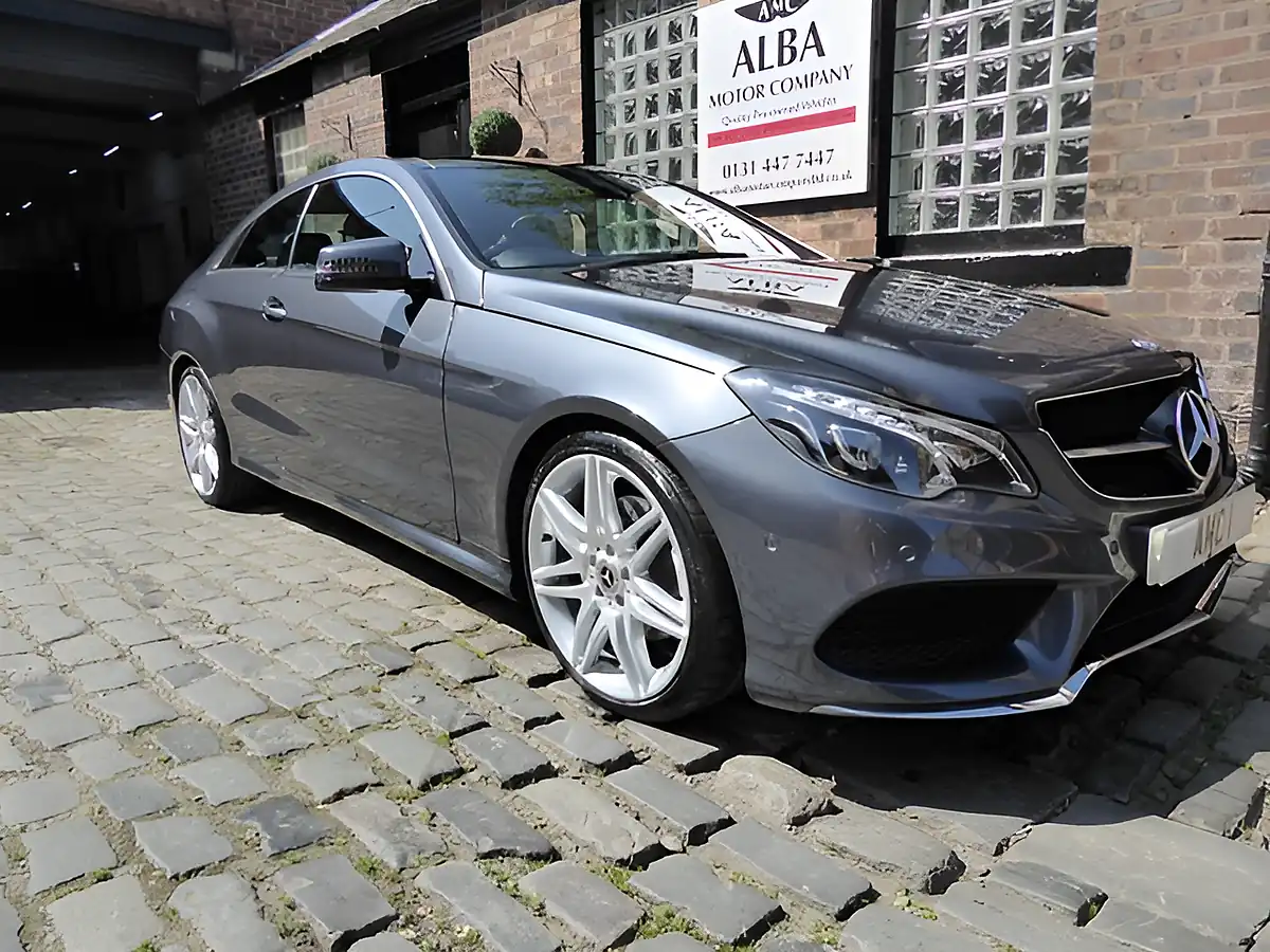 Used 2017 Mercedes-Benz E Class AMG Line Edition Grey - Front View