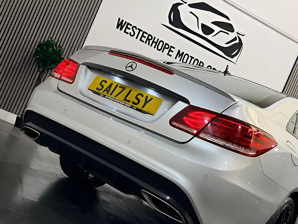 Used 2017 Mercedes-Benz E Class AMG Line Edition Silver - Interior and Exterior details 17