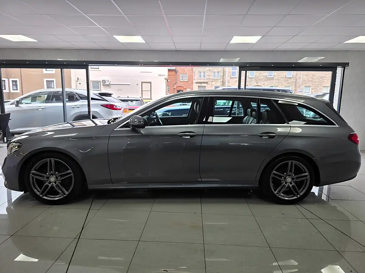 Used 2017 Mercedes-Benz E-Class AMG Line Grey - Interior and Exterior details 11