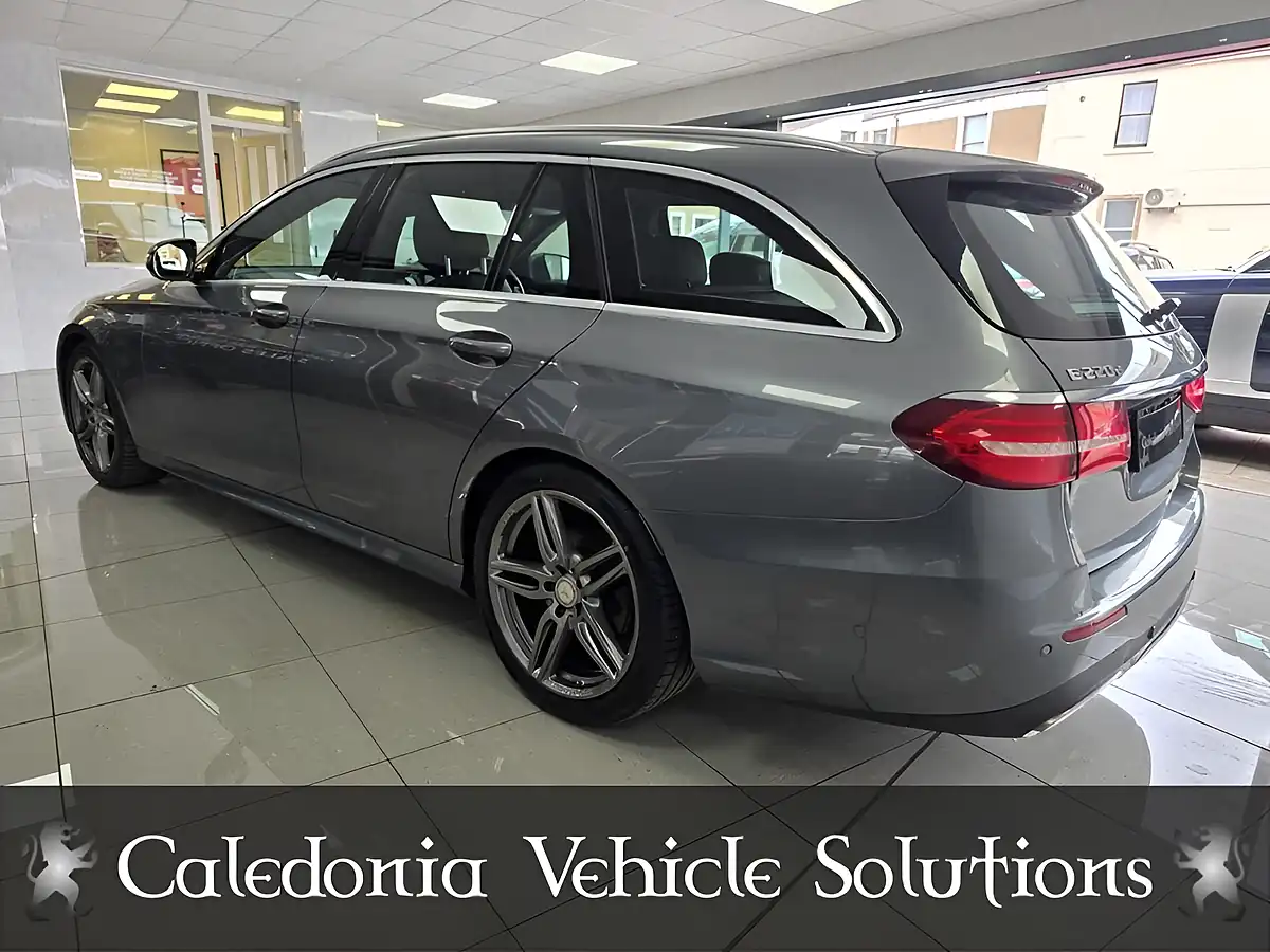 Used 2017 Mercedes-Benz E-Class AMG Line Grey - Interior and Exterior details 4