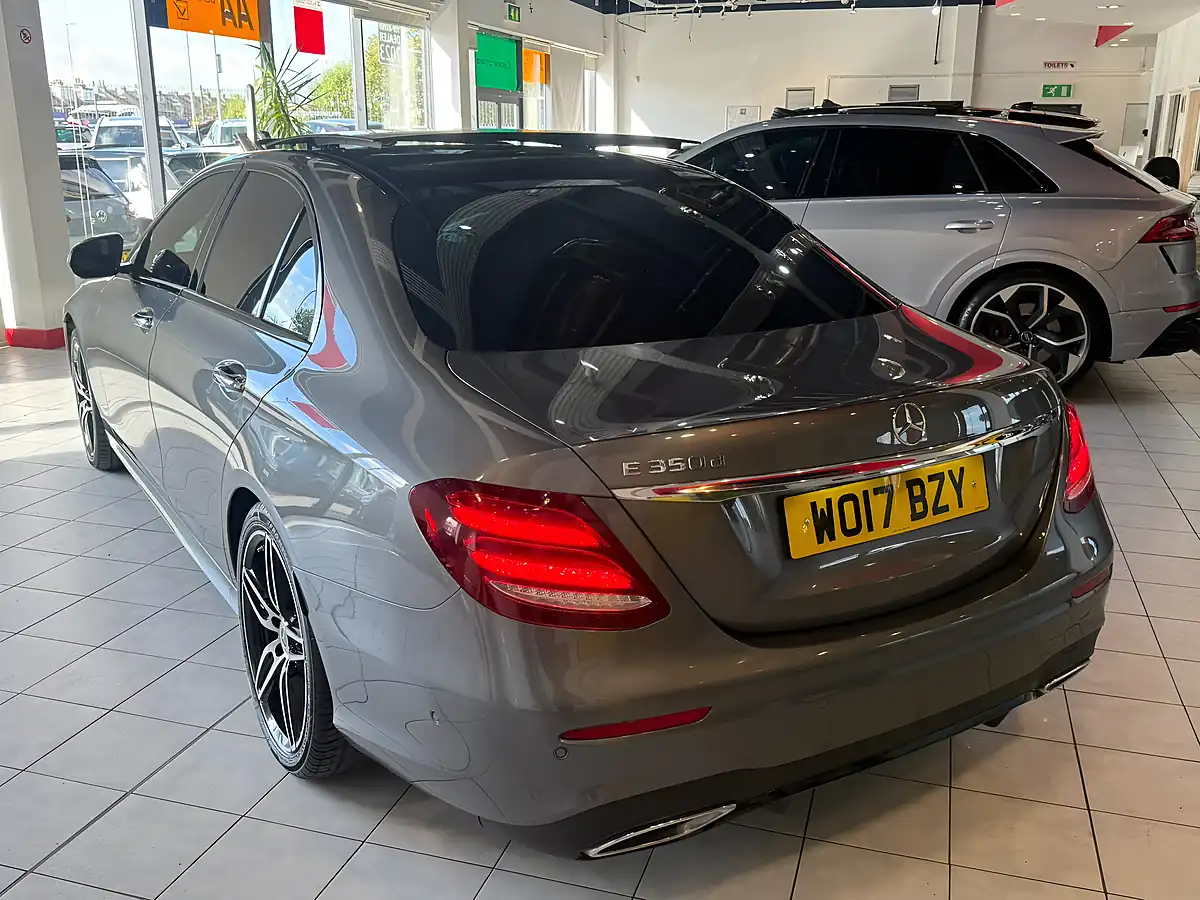 Used 2017 Mercedes-Benz E Class AMG Line Grey - Interior and Exterior details 12