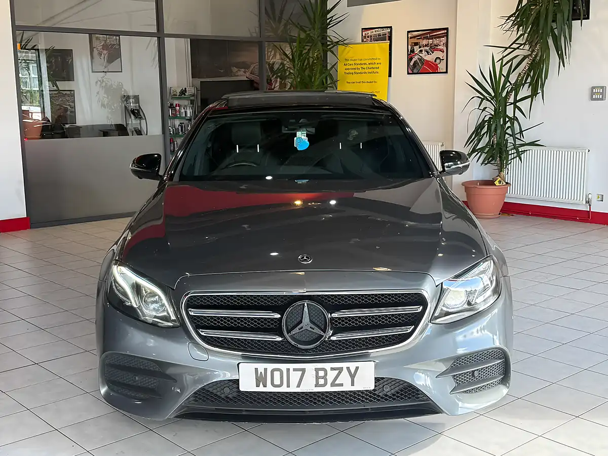 Used 2017 Mercedes-Benz E Class AMG Line Grey - Interior and Exterior details 3