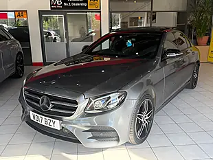 Used 2017 Mercedes-Benz E Class AMG Line Grey - Interior and Exterior details 4