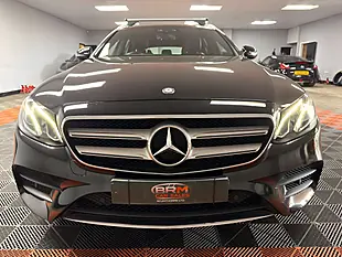 Used 2017 Mercedes-Benz E Class AMG Line Obsidian Black - Interior and Exterior details 2