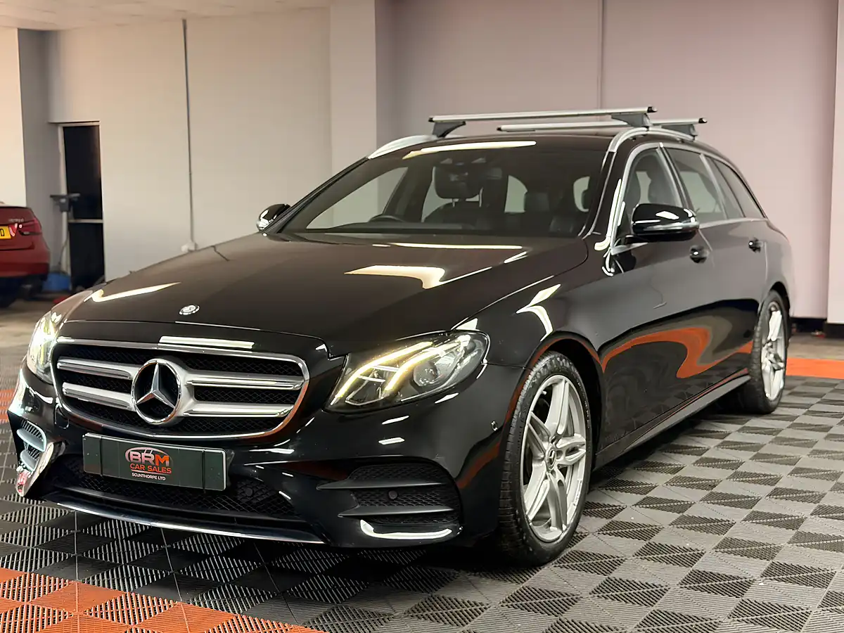 Used 2017 Mercedes-Benz E Class AMG Line Obsidian Black - Interior and Exterior details 3