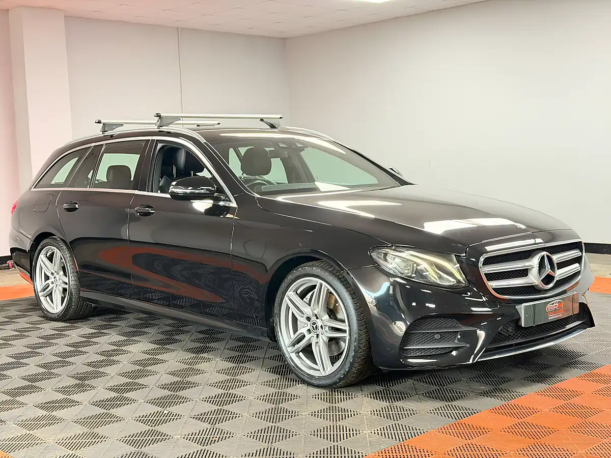 Used 2017 Mercedes-Benz E Class AMG Line Obsidian Black - Interior and Exterior details 5