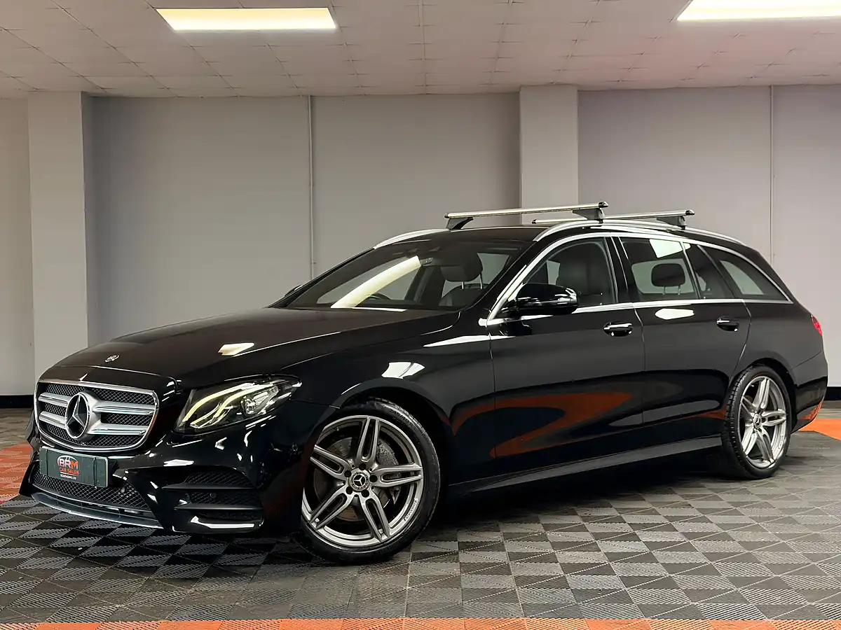 Used 2017 Mercedes-Benz E Class AMG Line Obsidian Black - Interior and Exterior details 7