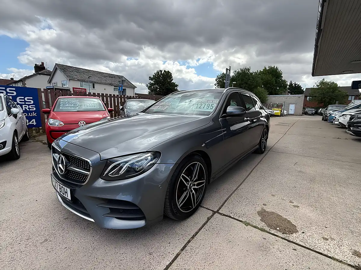Used 2017 Mercedes-Benz E Class AMG Line Premium Grey - Interior and Exterior details 7