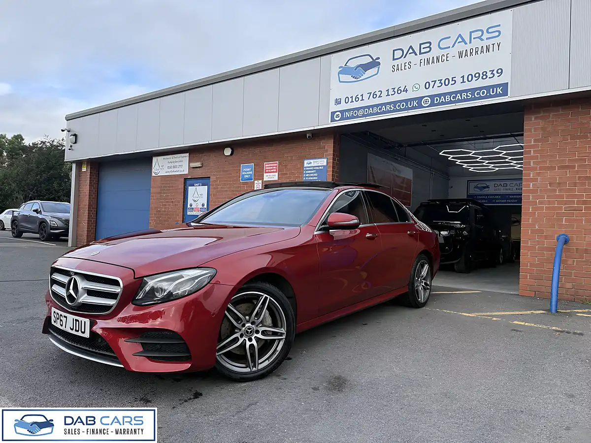 Used 2017 Mercedes-Benz E-Class AMG Line Premium+ Hyacinth Red Metallic - Interior and Exterior details 10