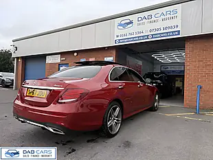 Used 2017 Mercedes-Benz E-Class AMG Line Premium+ Hyacinth Red Metallic - Interior and Exterior details 2