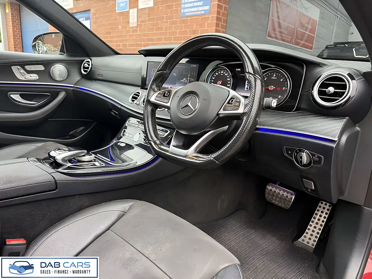 Used 2017 Mercedes-Benz E-Class AMG Line Premium+ Hyacinth Red Metallic - Interior and Exterior details 3