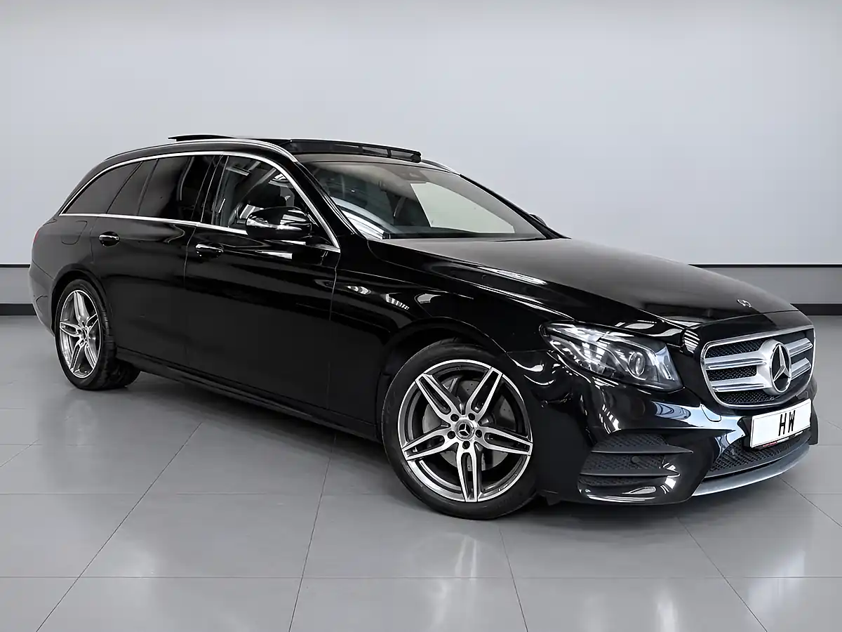 Used 2017 Mercedes-Benz E Class AMG Line (premium Plus) Black - Front View