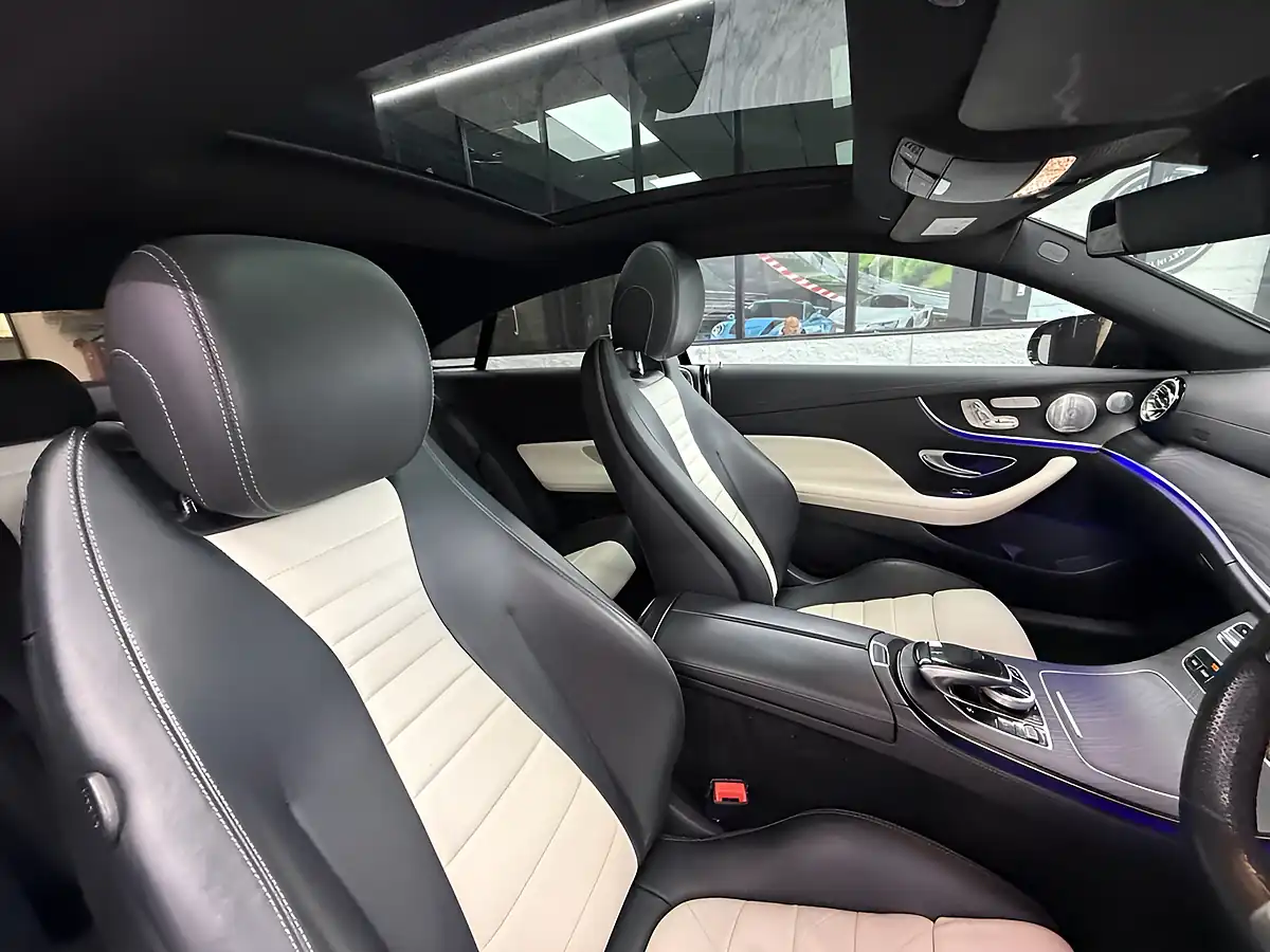 Used 2017 Mercedes-Benz E Class AMG Line Premium Plus Hyacinth Red - Interior and Exterior details 10