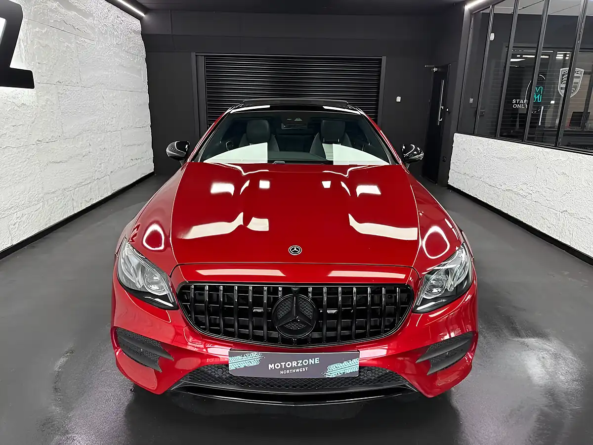 Used 2017 Mercedes-Benz E Class AMG Line Premium Plus Hyacinth Red - Interior and Exterior details 11