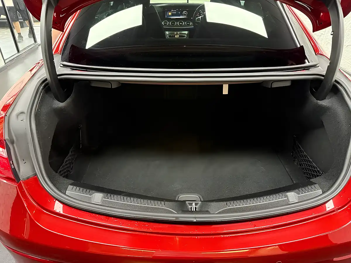 Used 2017 Mercedes-Benz E Class AMG Line Premium Plus Hyacinth Red - Interior and Exterior details 14