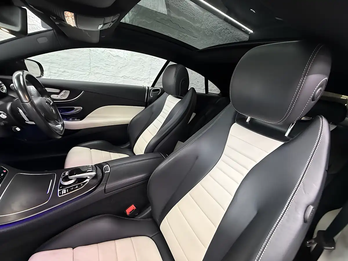 Used 2017 Mercedes-Benz E Class AMG Line Premium Plus Hyacinth Red - Interior and Exterior details 19