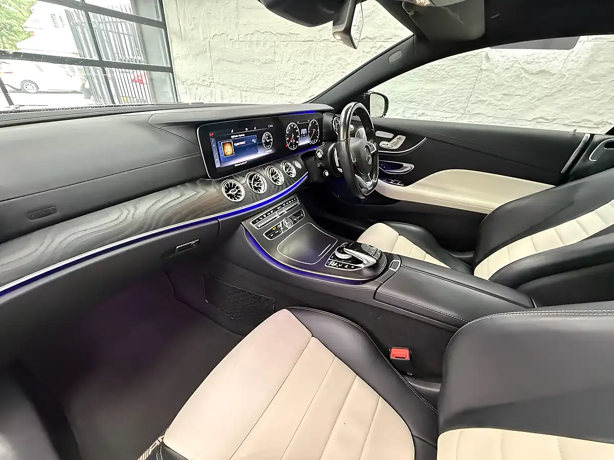 Used 2017 Mercedes-Benz E Class AMG Line Premium Plus Hyacinth Red - Interior and Exterior details 7