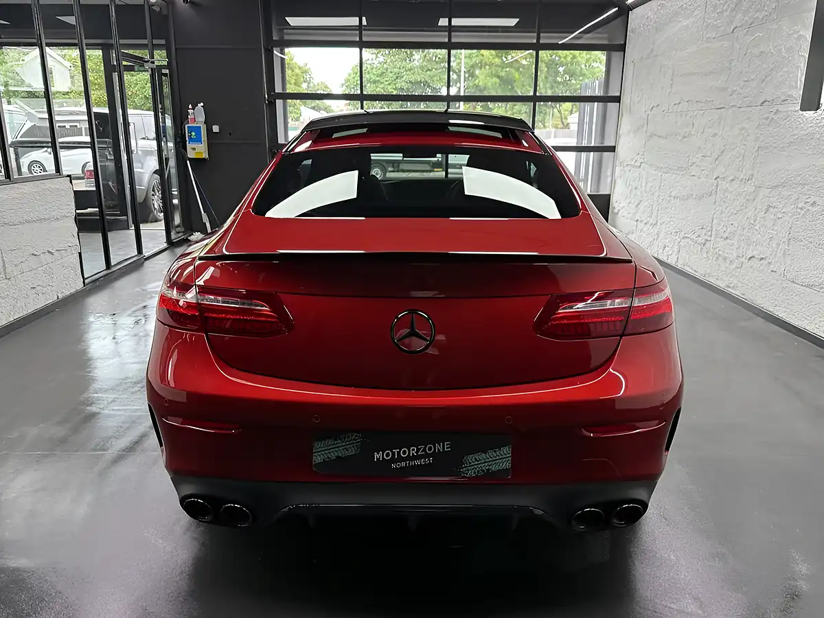 Used 2017 Mercedes-Benz E Class AMG Line Premium Plus Hyacinth Red - Interior and Exterior details 8
