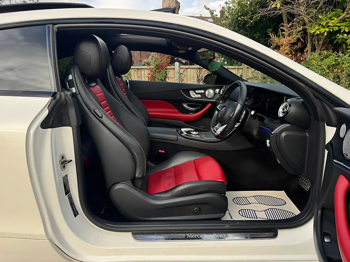 Used 2017 Mercedes-Benz E Class AMG Line (premium Plus) White - Interior and Exterior details 10