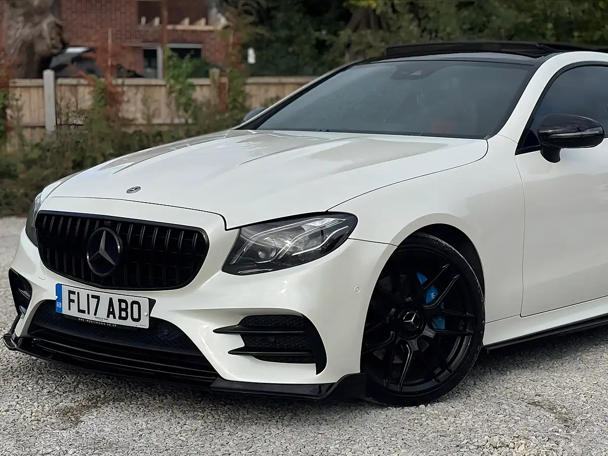 Used 2017 Mercedes-Benz E Class AMG Line (premium Plus) White - Interior and Exterior details 16