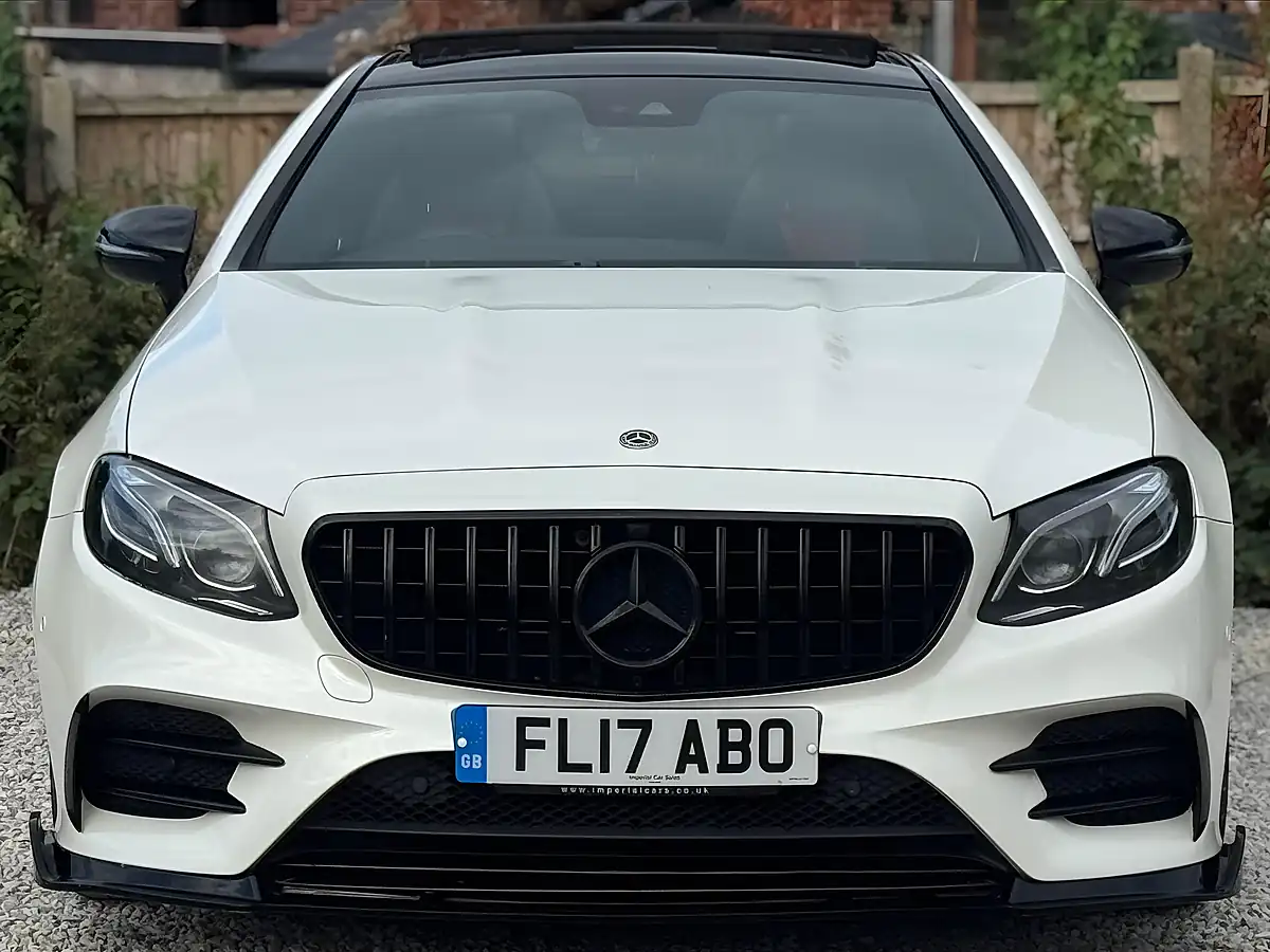 Used 2017 Mercedes-Benz E Class AMG Line (premium Plus) White - Interior and Exterior details 4