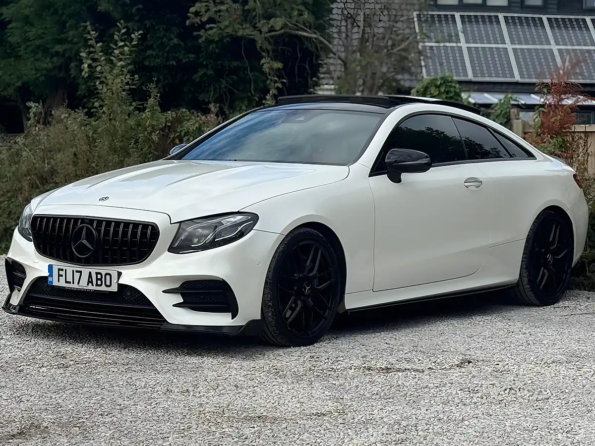 Used 2017 Mercedes-Benz E Class AMG Line (premium Plus) White - Interior and Exterior details 5