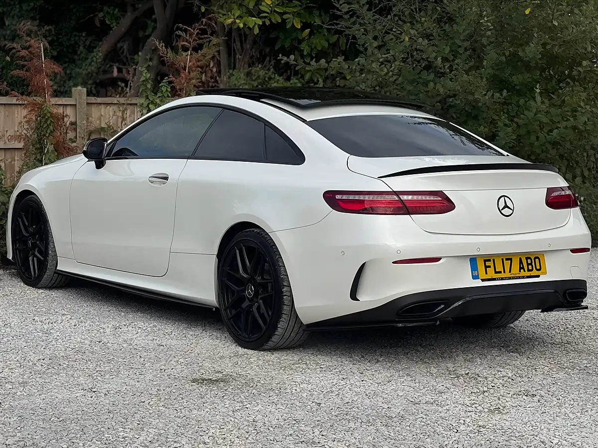 Used 2017 Mercedes-Benz E Class AMG Line (premium Plus) White - Interior and Exterior details 6