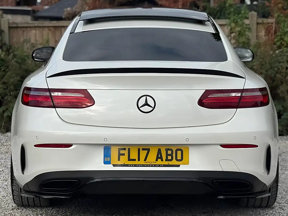 Used 2017 Mercedes-Benz E Class AMG Line (premium Plus) White - Interior and Exterior details 8