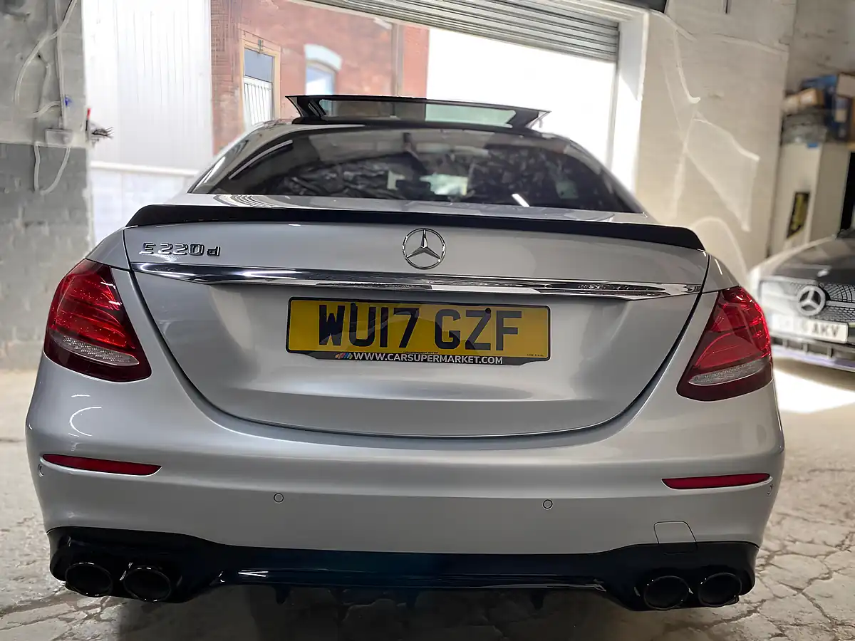 Used 2017 Mercedes-Benz E Class AMG Line (premium) Silver - Interior and Exterior details 10