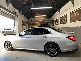 Used 2017 Mercedes-Benz E Class AMG Line (premium) Silver - Interior and Exterior details 5